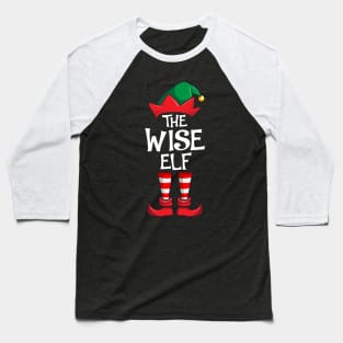 Wise Elf Matching Family Christmas Baseball T-Shirt